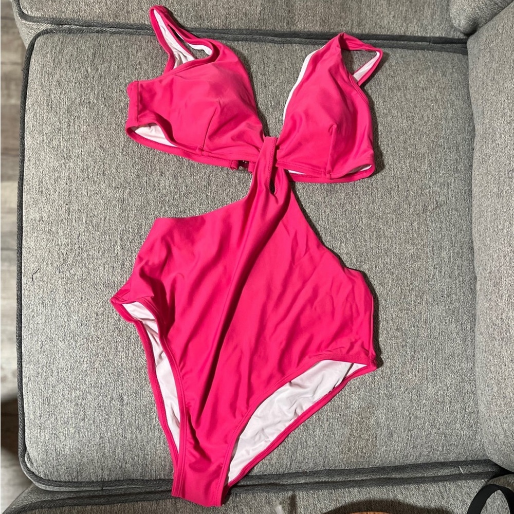Hot pink sexy one piece women’s